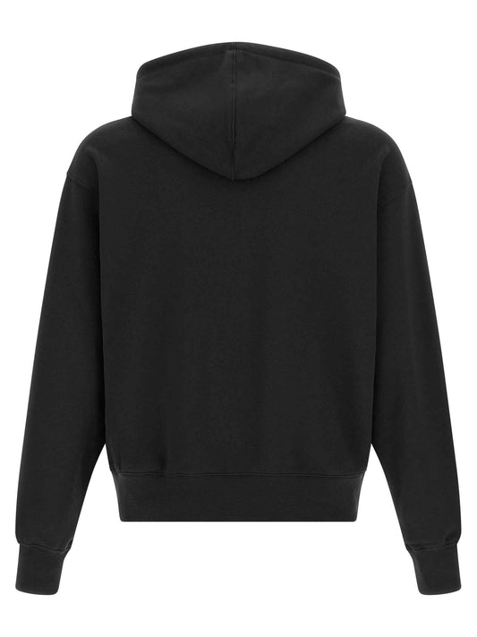 Black Cotton Sweatshirt