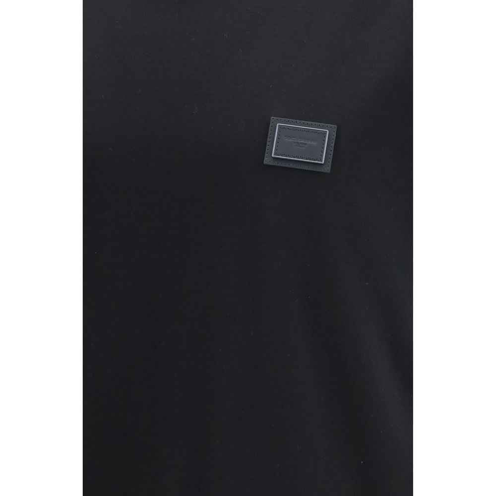 Black Cotton T-Shirt