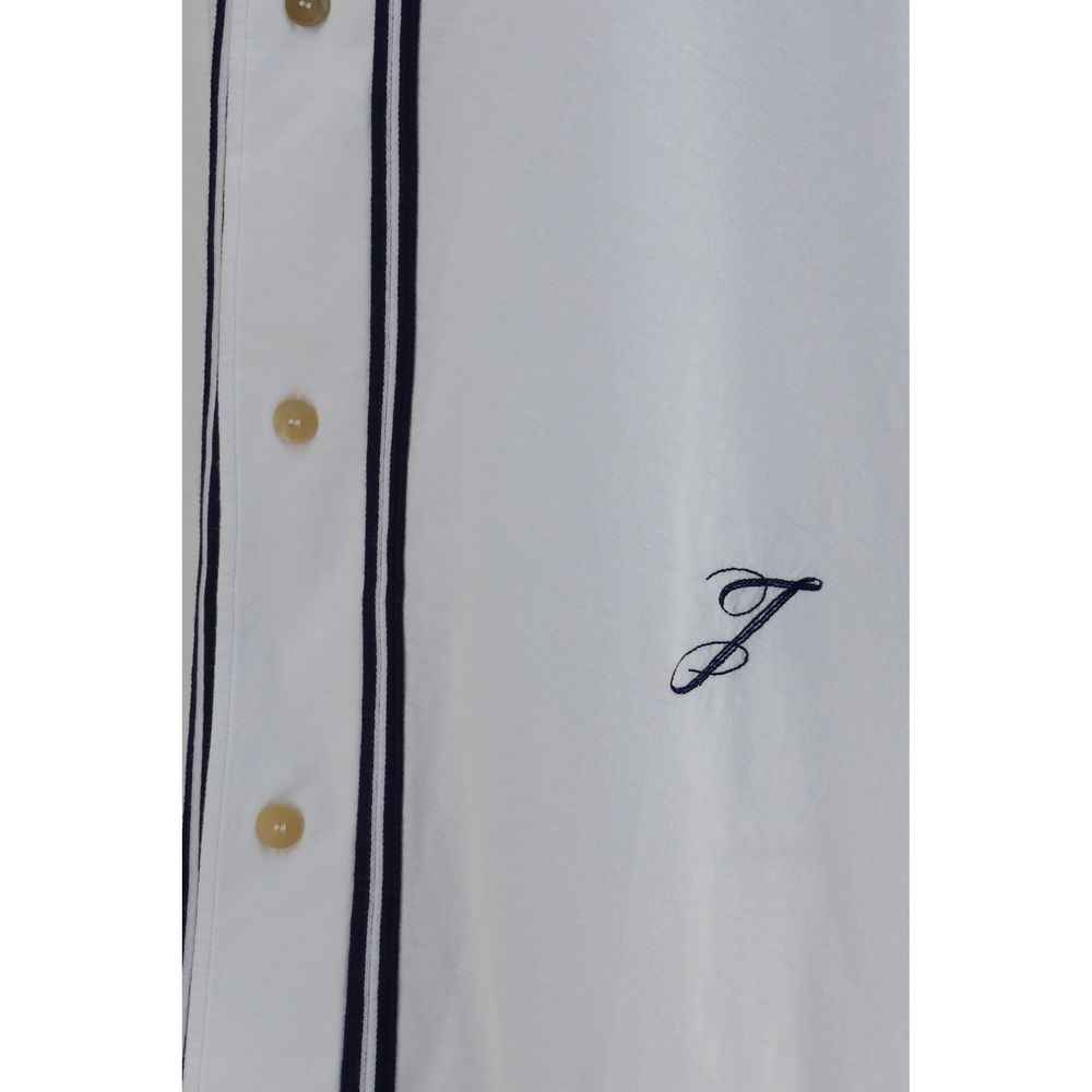 White Cotton Pattern Shirt