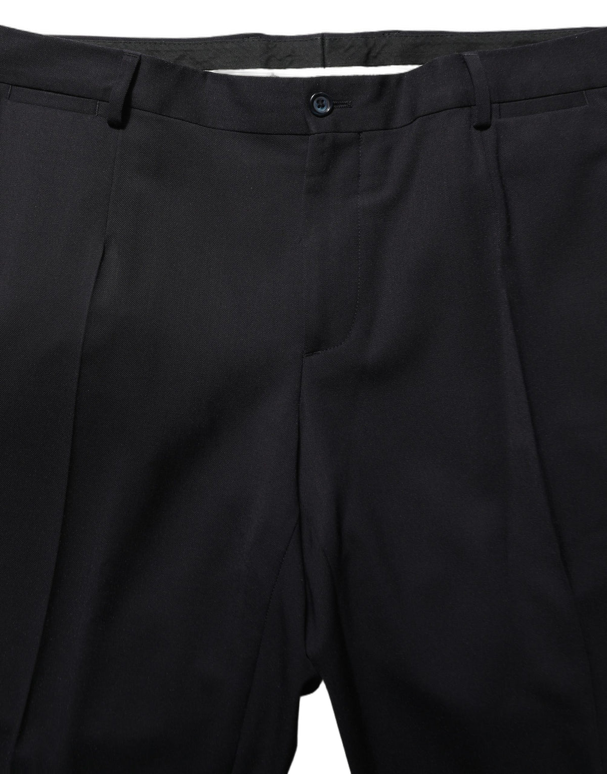 Dark Blue Wool Slim Fit Formal Men 2 Piece Suit
