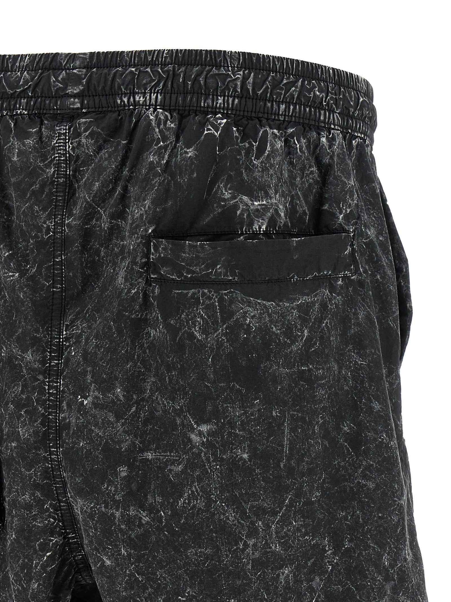 Black Organic Cotton Bermuda Shorts