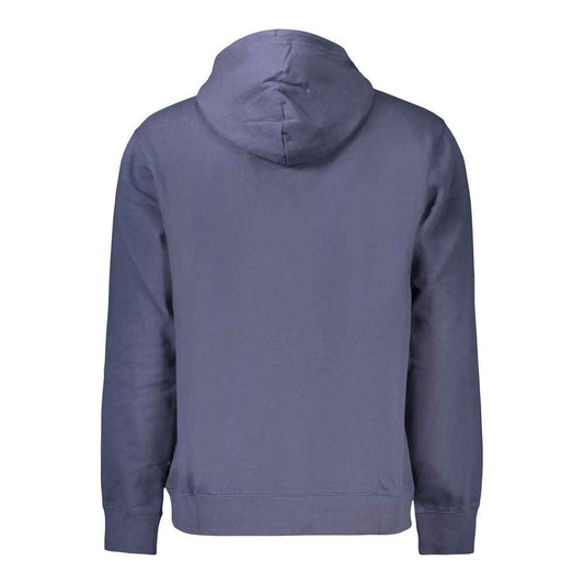 Blue Cotton Men's Sweatshirt