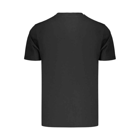 Black Cotton Men's T-Shirt