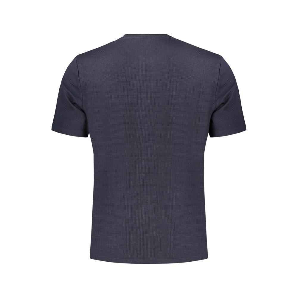 Blue Cotton Men's T-Shirt