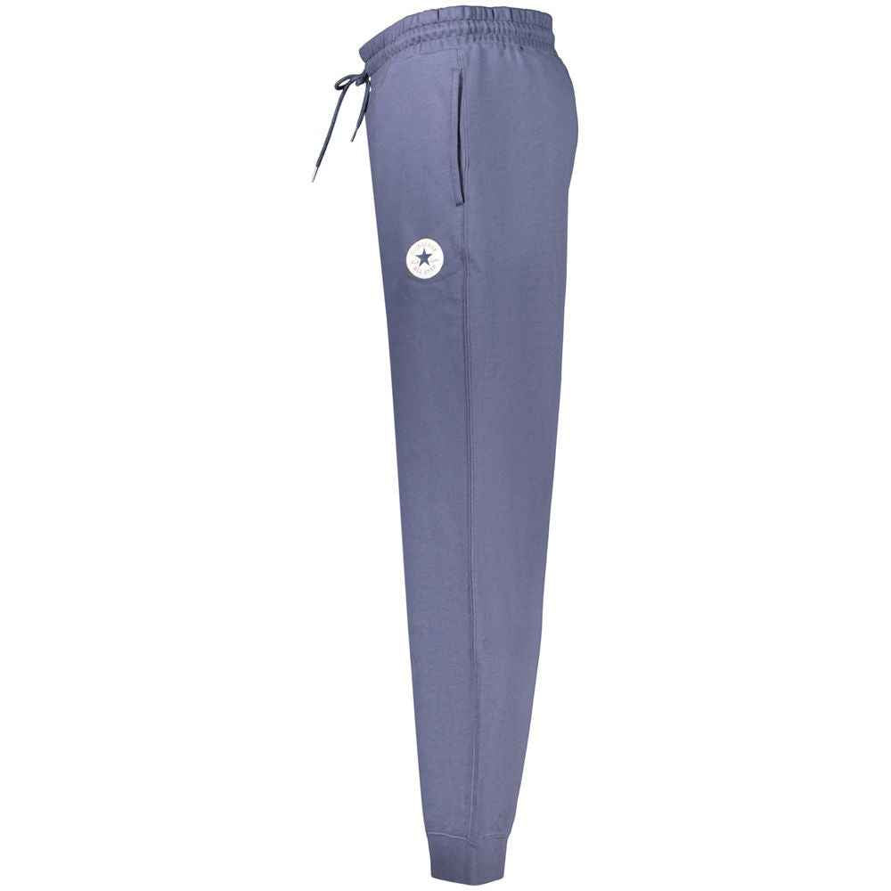 Blue Cotton Men's Trouser