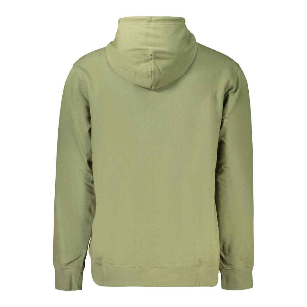 Green Cotton Men's Hoodie