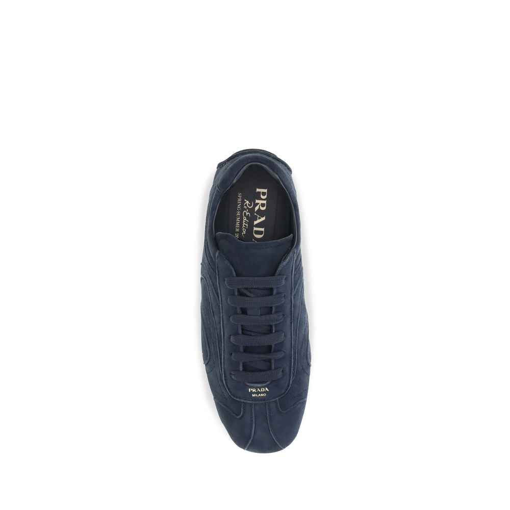Blue Calf Leather Bos Taurus Athletic Sneakers