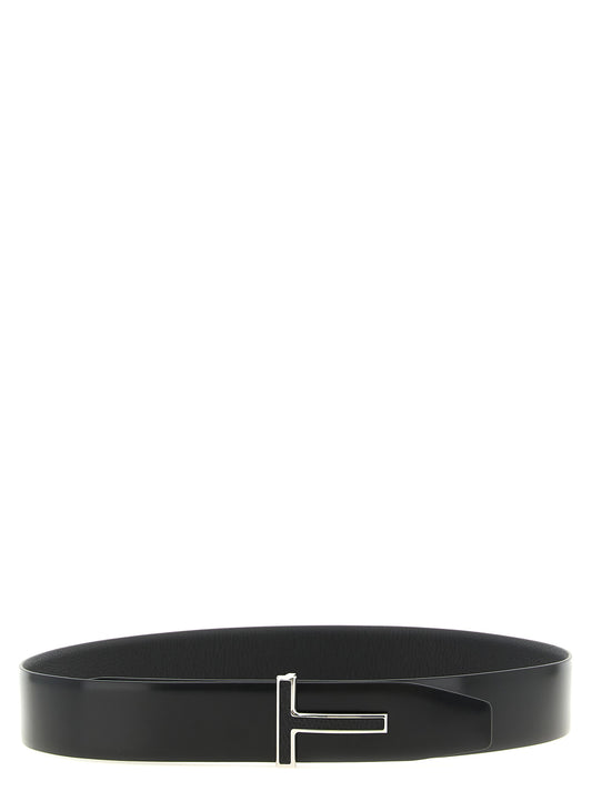 Black Calfskin Regular Belt