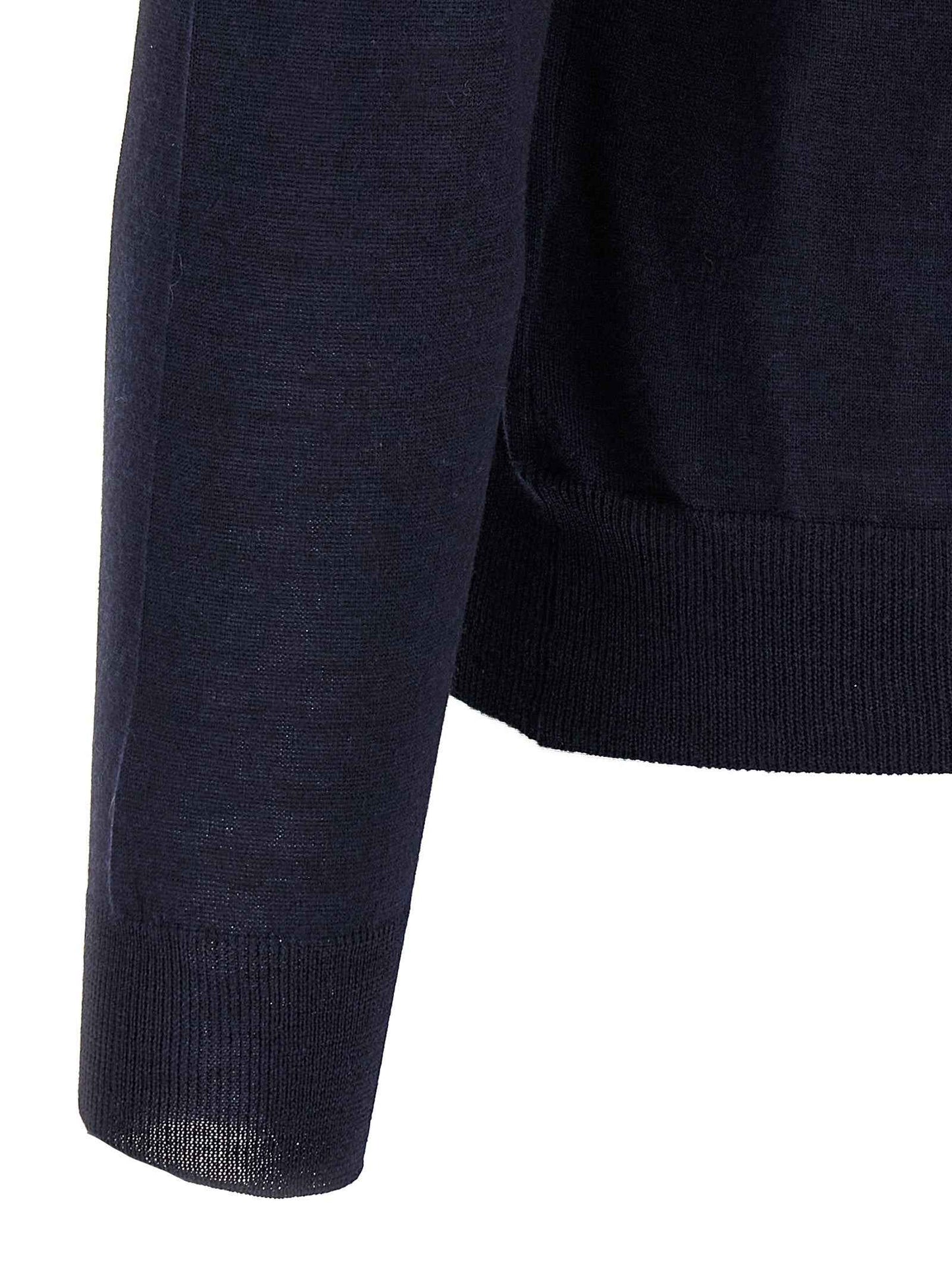 Blue Wool Cardigan