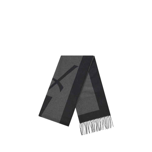 Gray Silk Scarf