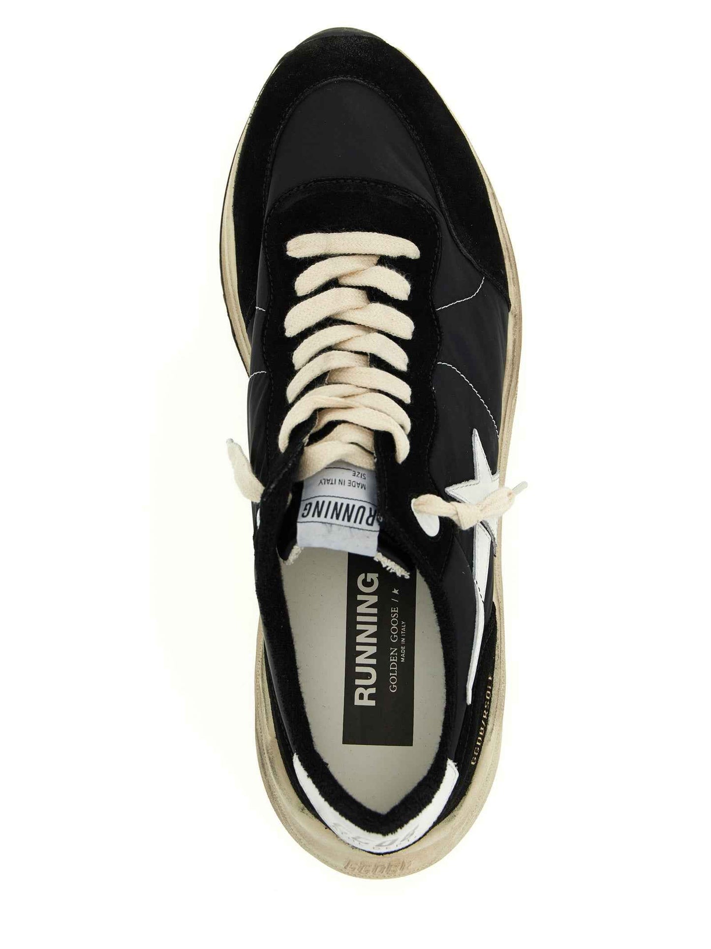 Bicolor Polyester Athletic Sneakers