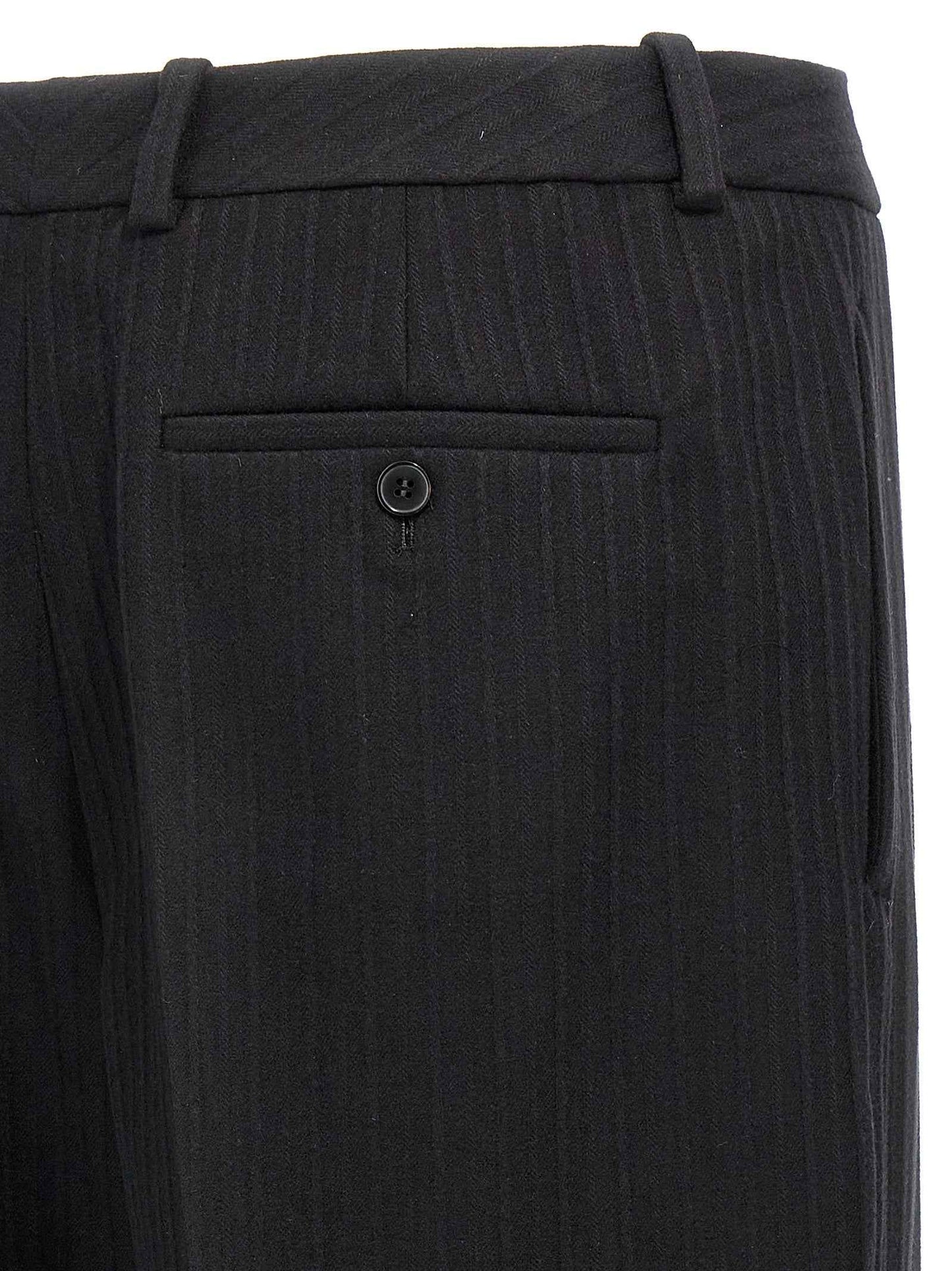 Black Wool Dress Pants