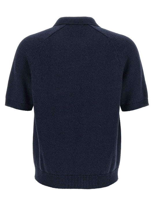 Blue Linen Cardigan