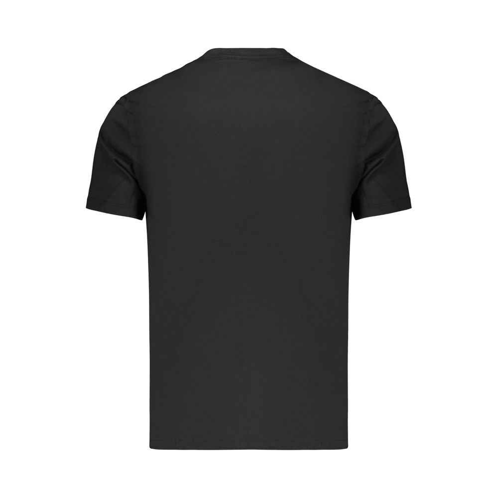 Black Cotton Men's T-Shirt