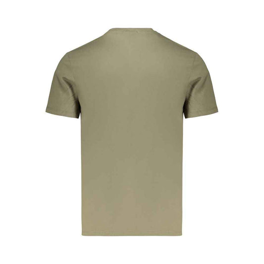 Green Cotton Men's T-Shirt