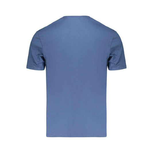 Blue Cotton Men's T-Shirt