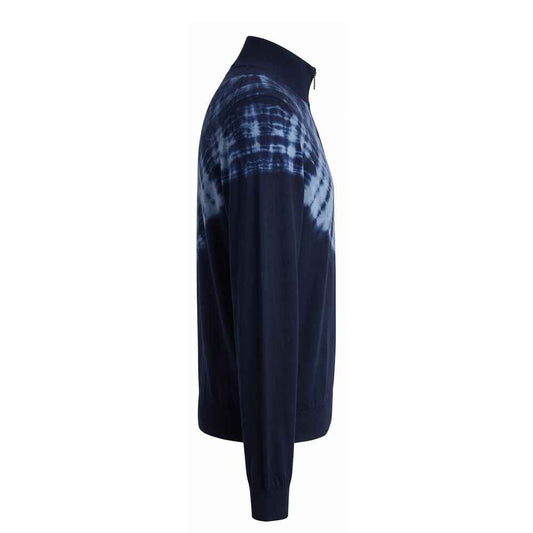 Blue Cotton Men's Sweater