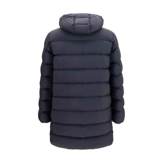 Black Polyamide Full-Length Jacket