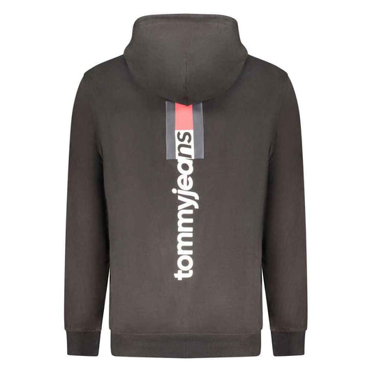 Black Cotton Men's Sweatshirt