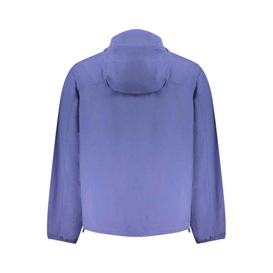 Blue Polyamide Men's Jacket