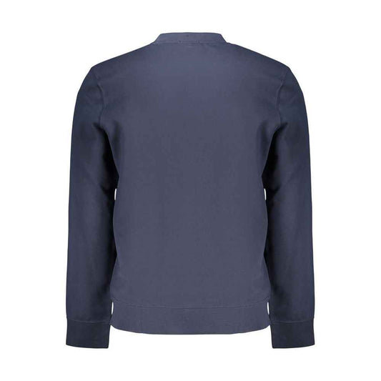Blue Cotton Men's Sweatshirt