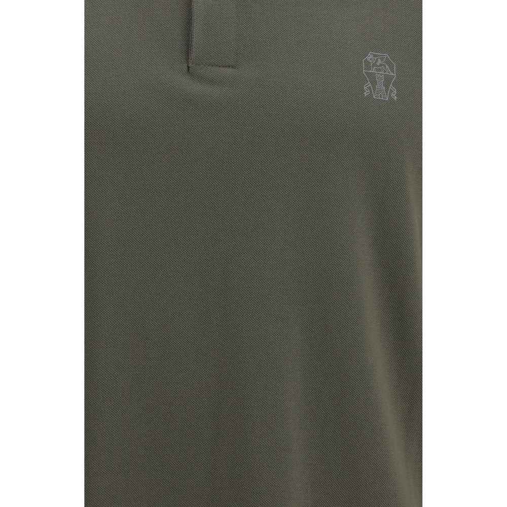 Bicolor Cotton Polo Shirt
