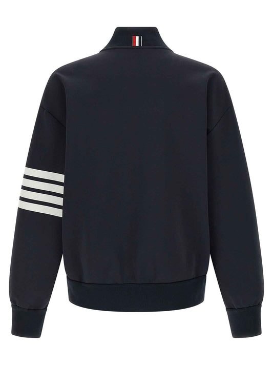 Blue Viscose Bomber