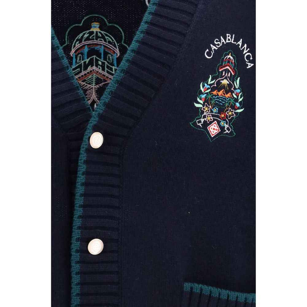 Blue Wool Oves Aries Cardigan