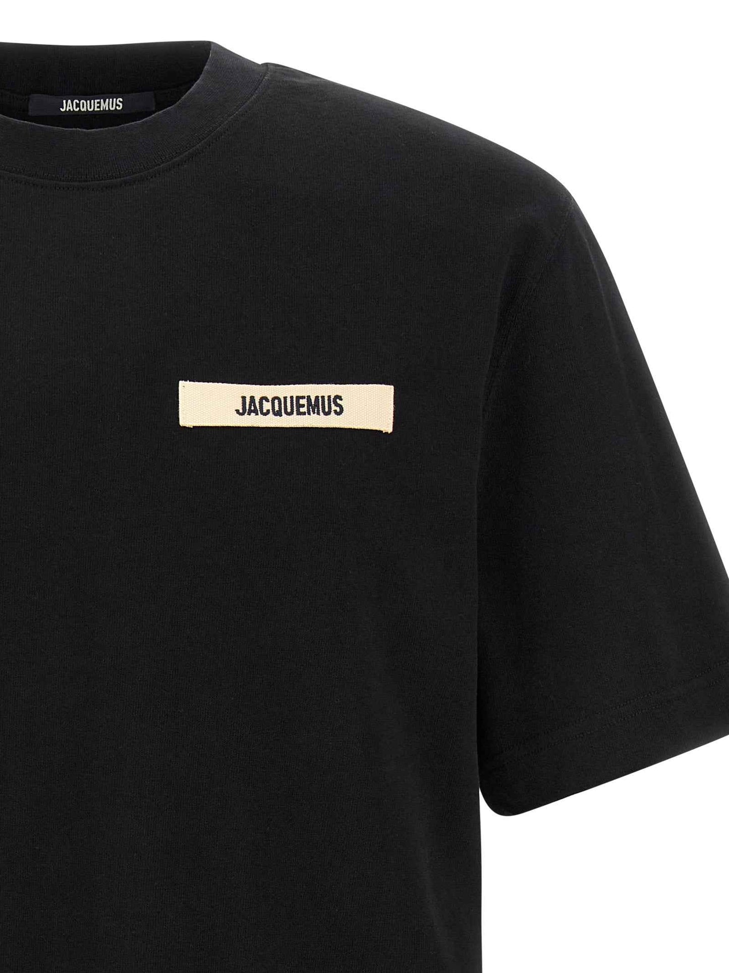 Black Cotton T-Shirt