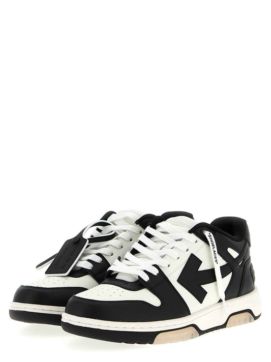 Bicolor Calfskin Low Top Sneakers