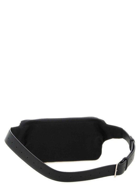 Black Lamb Leather Crossbody Bag