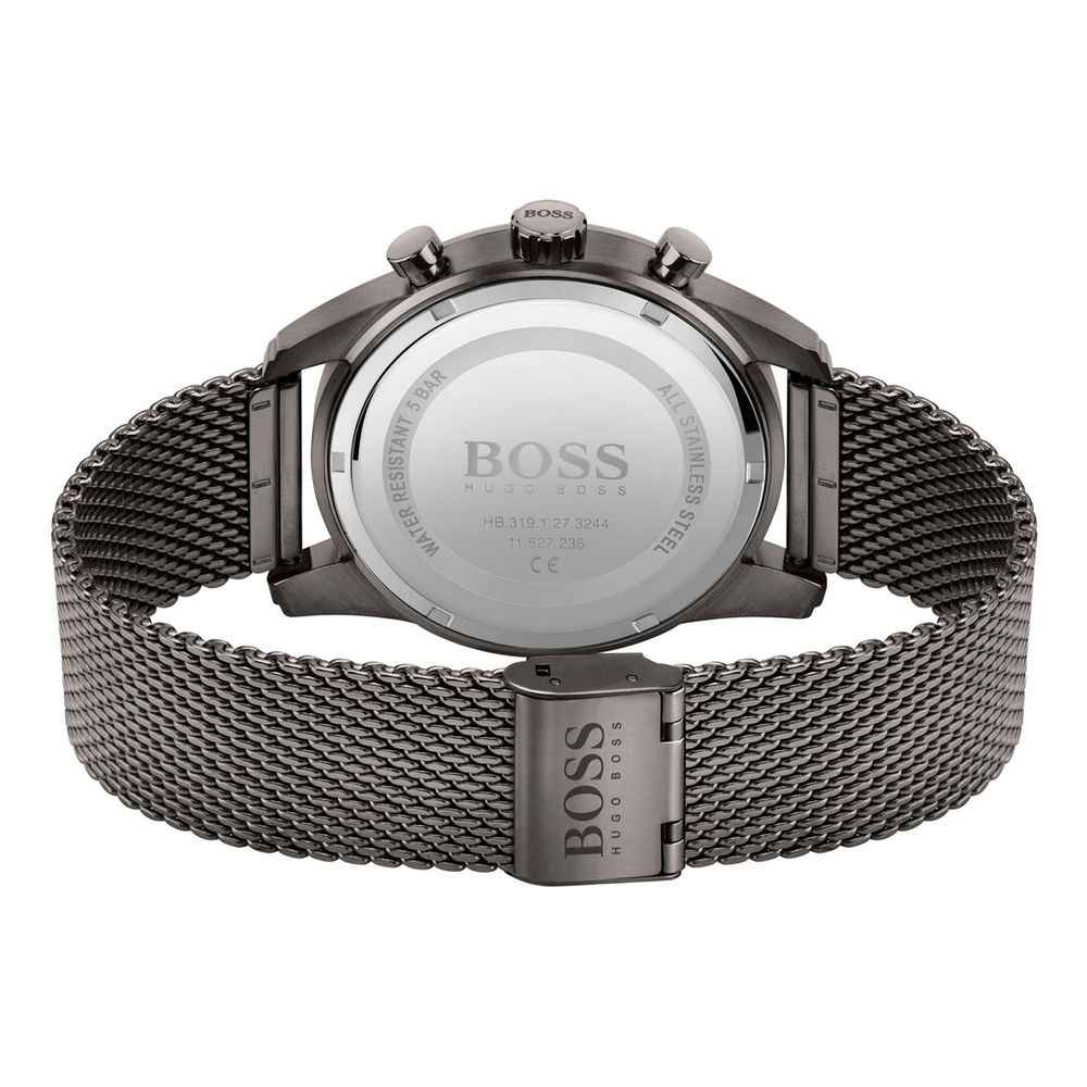 Gray Stainless Steel Dress Watch