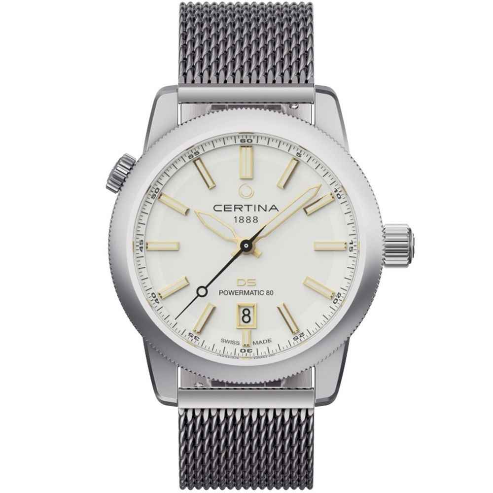 Gray Stainless Steel Dress Watch