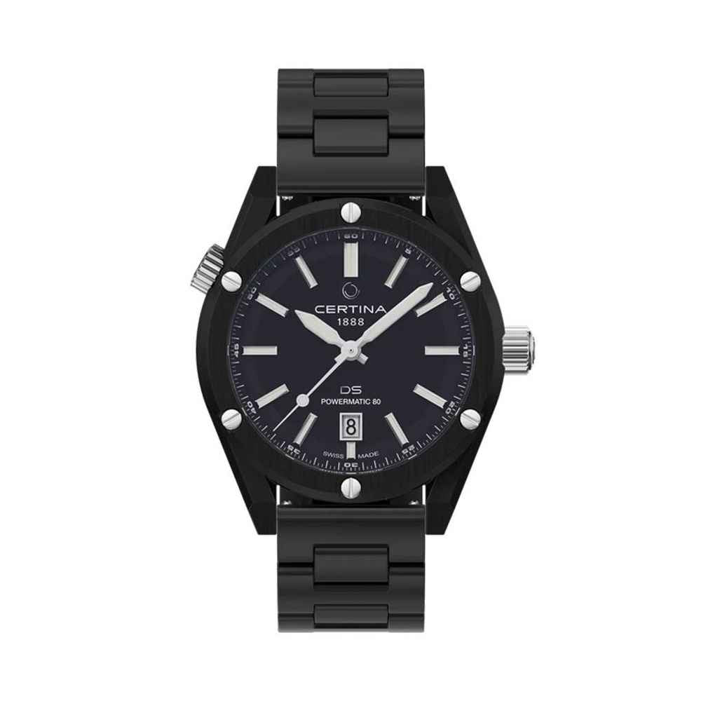 Black Stainless Steel Dress Watch