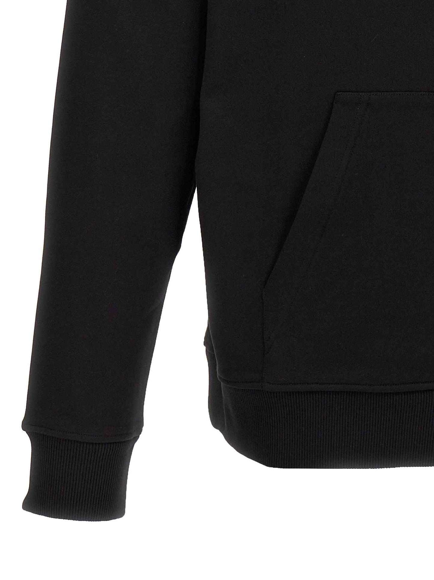 Black Cotton Sweatshirt