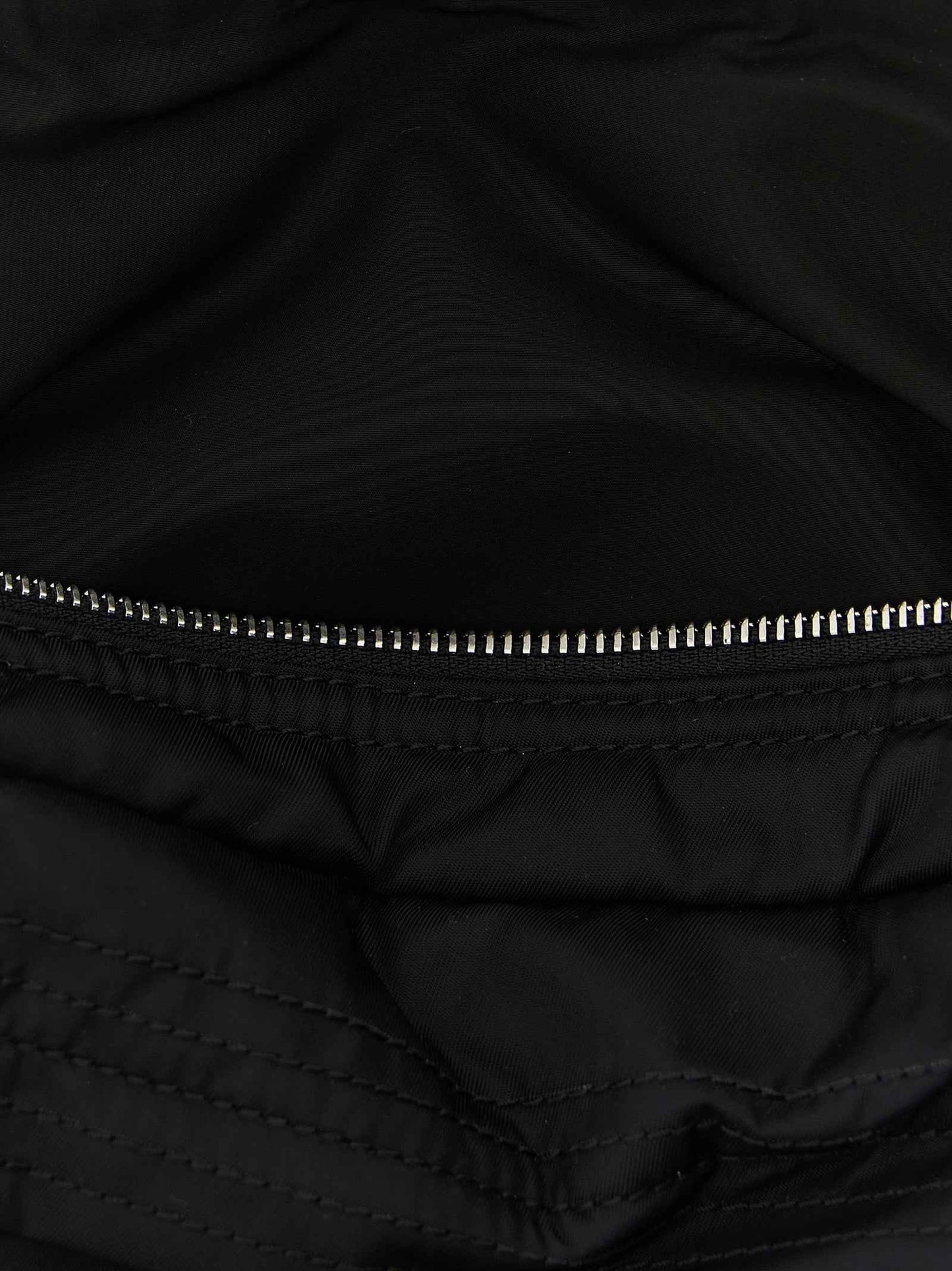 Black Polyamide Crossbody Bag