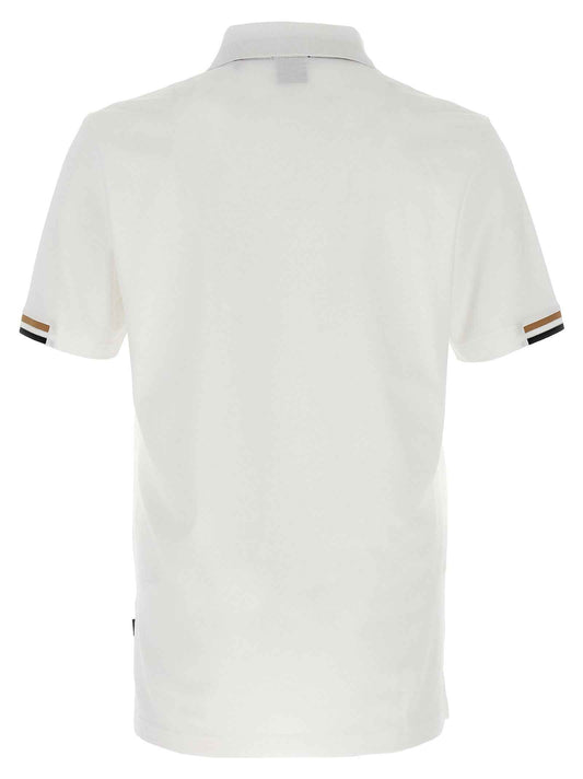 White Cotton Polo Shirt