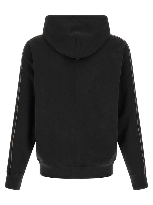 Black Cotton Sweatshirt