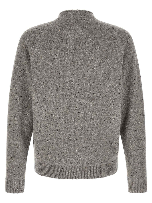 Gray Wool Cardigan