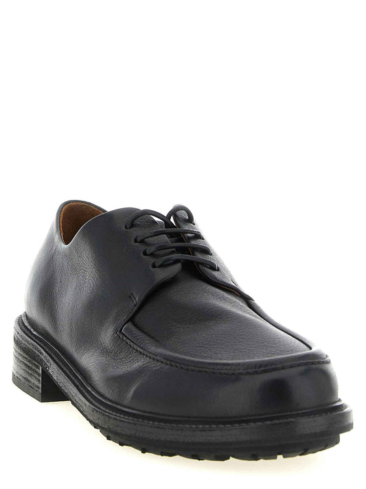 Black Calfskin Oxfords And Derbies