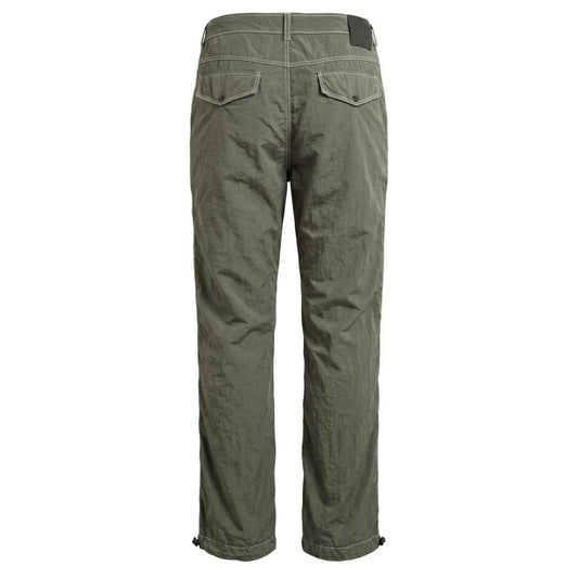 Green Fabric Men Pant