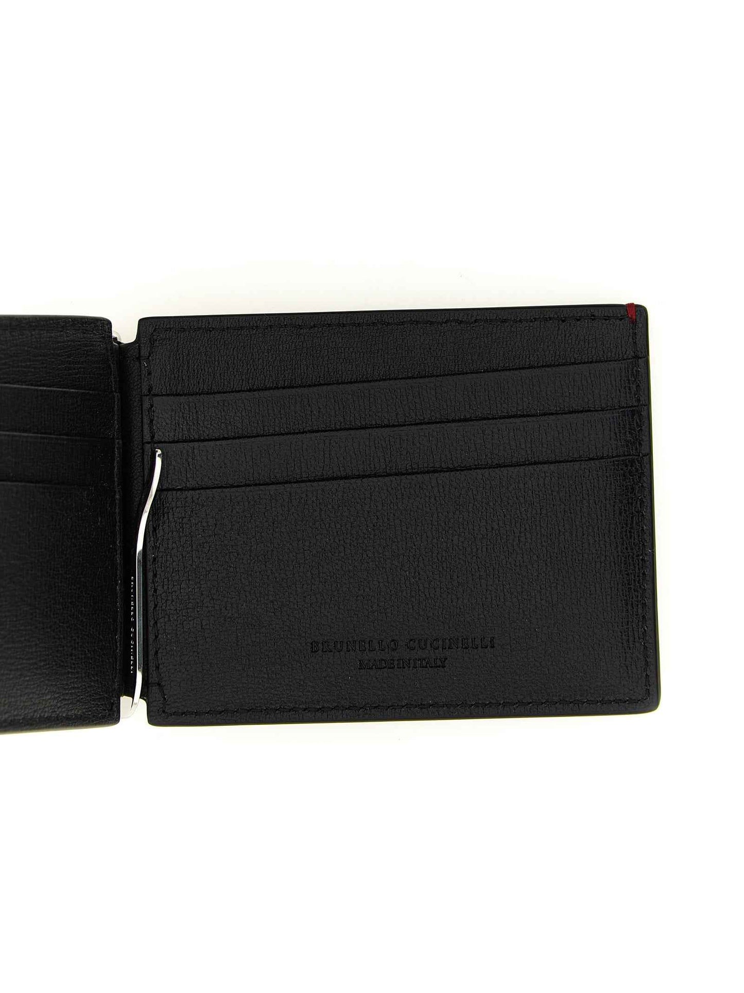 Black Goatskin Money Clip