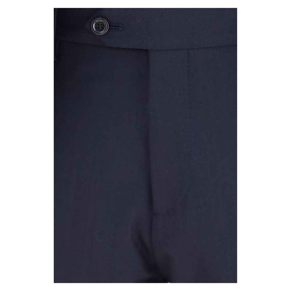 Blue Wool Oves Aries Two-Piece Suit