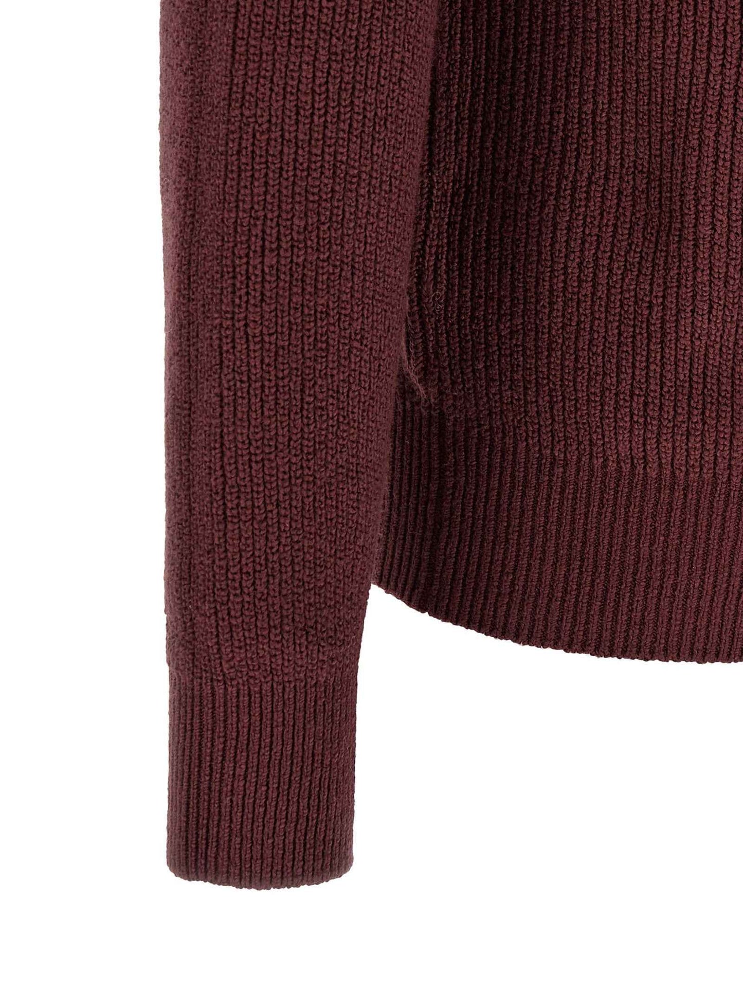 Bordeaux Cotton Cardigan