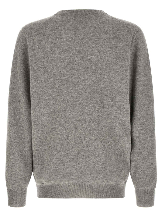 Gray Cashmere Cardigan
