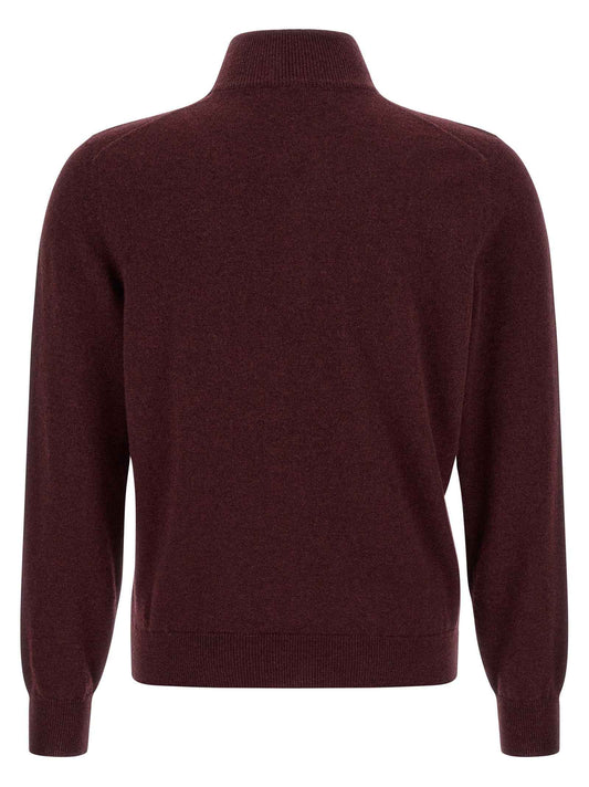 Bordeaux Cashmere Cardigan