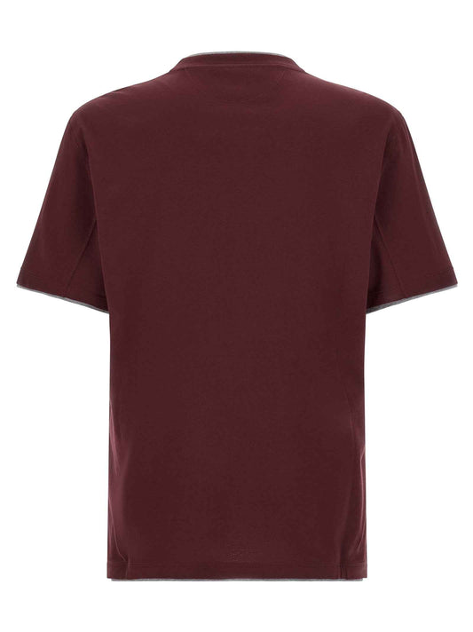 Bordeaux Cotton T-Shirt