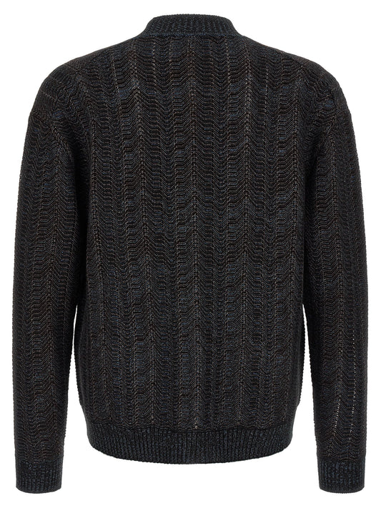 Multicolor Viscose Cardigan