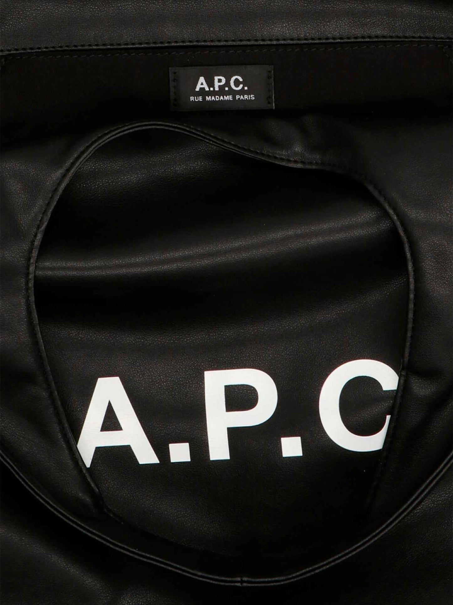 Black Polyethylene Tote Bag