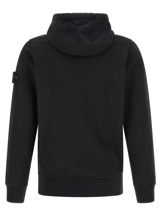 Black Cotton Sweatshirt